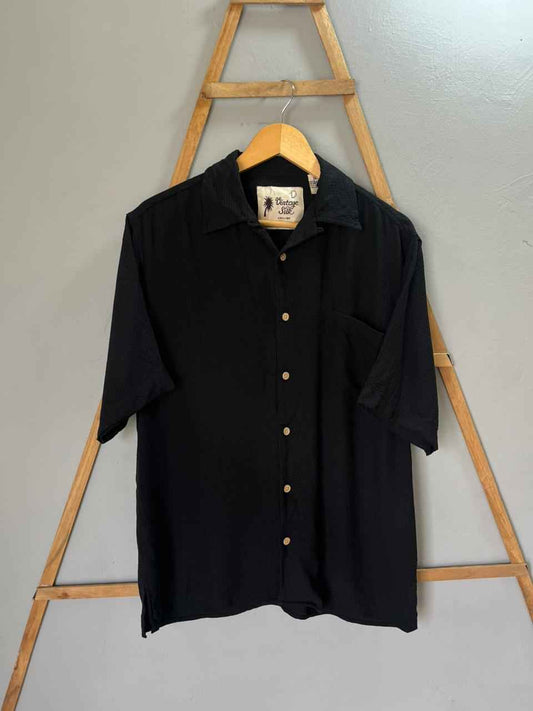 Vintage Silk Shirts | short  Sleeves |Korean-Inspired Oversized Fit | Lightweight Summer Wear | Men Women | Online Shopping