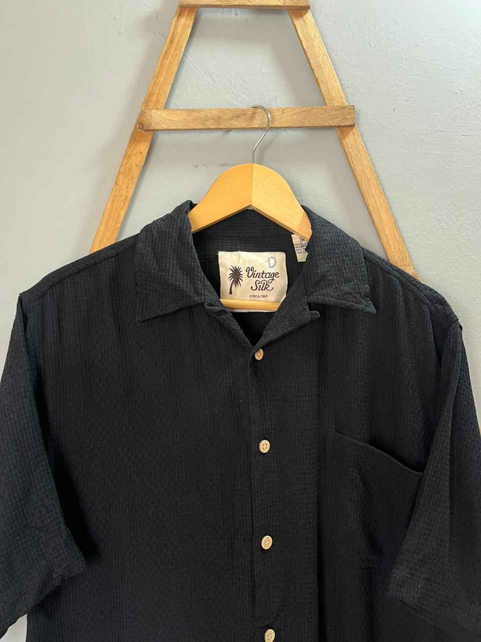 Vintage Silk Shirts | short  Sleeves |Korean-Inspired Oversized Fit | Lightweight Summer Wear | Men Women | Online Shopping