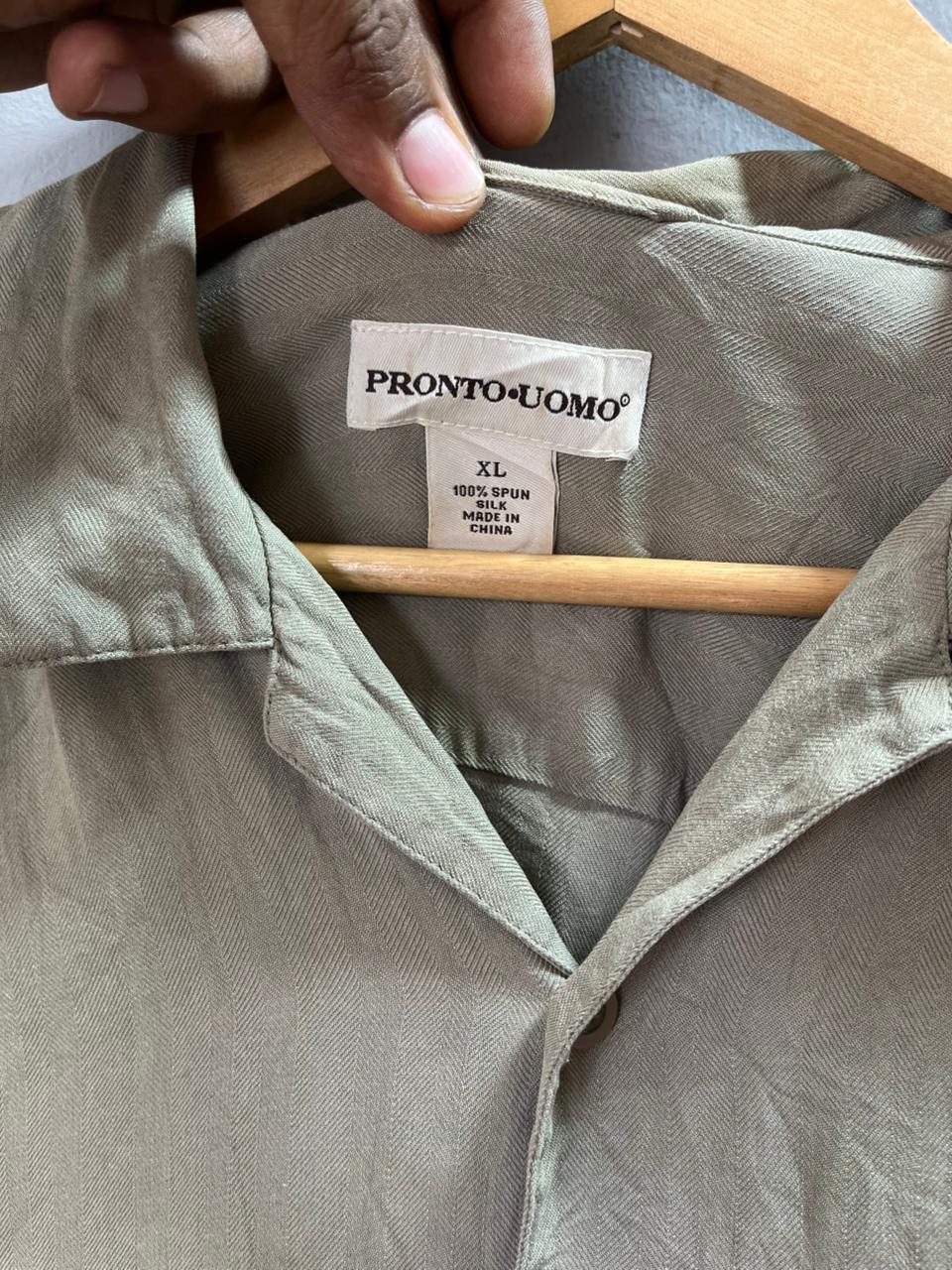 PRONTO UOMO Shirts | short  Sleeves |Korean-Inspired Oversized Fit | Lightweight Summer Wear | Men Women | Online Shopping
