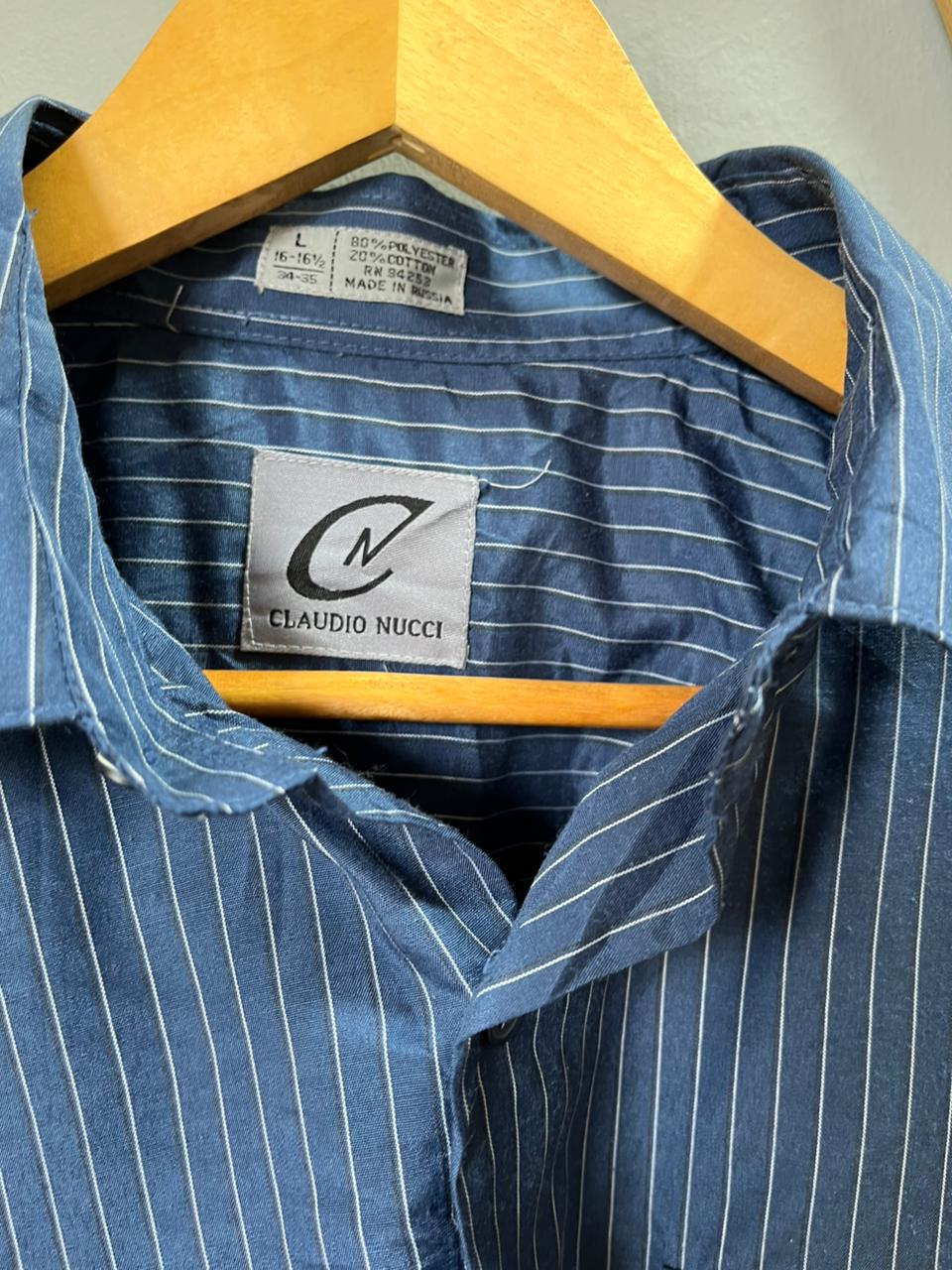 CLaudio NUCCI Shirts | Full  Sleeves |Korean-Inspired Oversized Fit | Lightweight Summer Wear | Men Women | Online Shopping