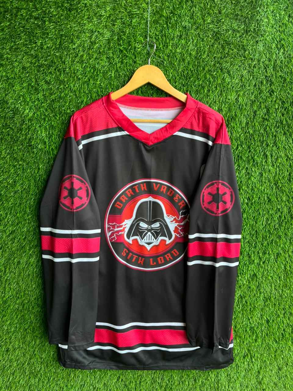ICEHOCKEY DARTH VADER  Jersey |Vintage Oversized Streetwear | Men Women |  Online Shopping