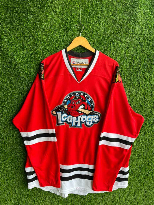 ICEHOCKEY ICEHOGS Jersey |Vintage Oversized Streetwear | Men Women |  Online Shopping