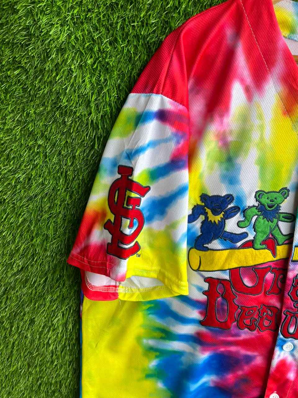 RARE MLB GRATEFUL DEAD Jersey |Vintage Oversized Streetwear | Men Women |  Online Shopping