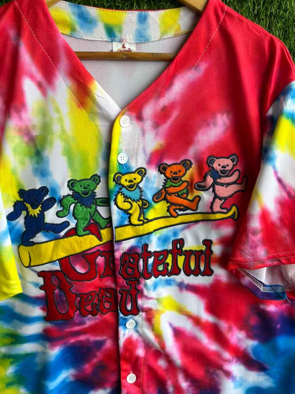 RARE MLB GRATEFUL DEAD Jersey |Vintage Oversized Streetwear | Men Women |  Online Shopping