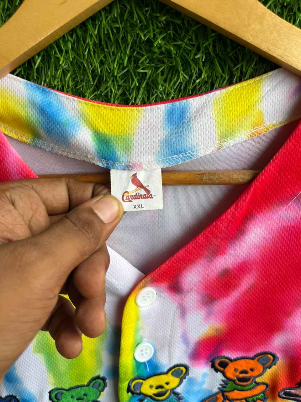 RARE MLB GRATEFUL DEAD Jersey |Vintage Oversized Streetwear | Men Women |  Online Shopping