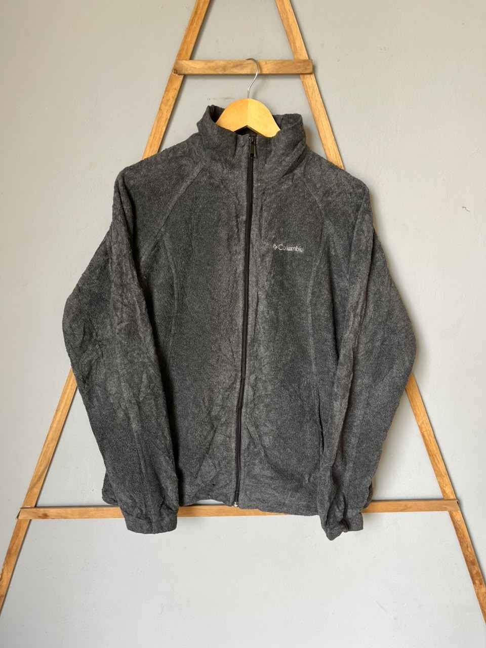 Columbi@ | Full frontal zipper | Fleece Jacket | Oversized Streetwear | Winterwear | Men Women | Cozy Fashion | Gym Fit | Online Shopping