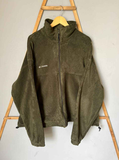 COLUMBI@ | Full frontal zipper | Fleece Jacket | Oversized Streetwear | Winterwear | Men Women | Cozy Fashion | Gym Fit | Online Shopping