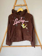 LUCKY | Full frontal zipper | Fleece Jacket | Oversized Streetwear | Winterwear | Men Women | Cozy Fashion | Gym Fit | Online Shopping