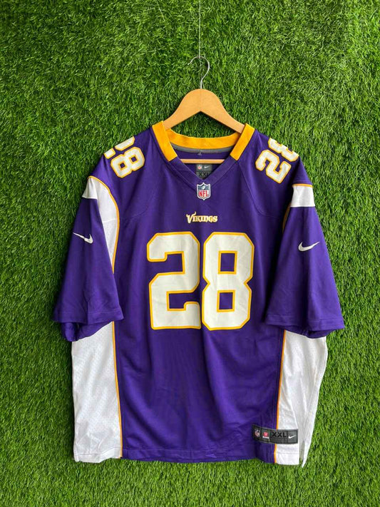 Nfl Viking 28 Peterson Jersey |Vintage Oversized Streetwear | Men Women |  Online Shopping