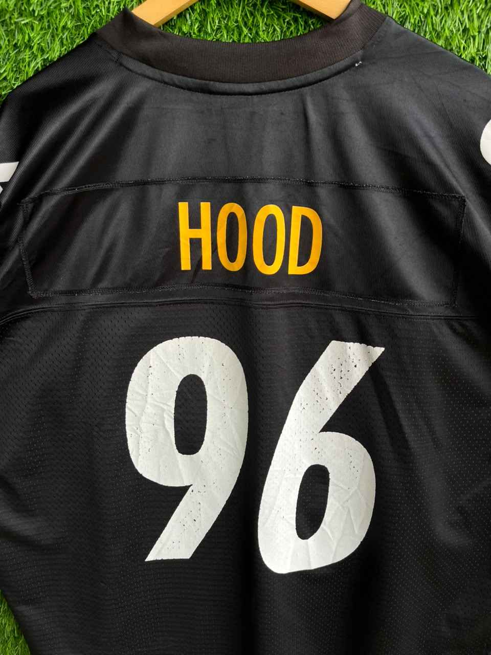 Nfl Steelers 96 Hood Jersey |Vintage Oversized Streetwear | Men Women |  Online Shopping