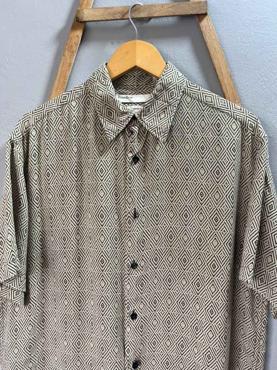 Perry Ellis Shirts | half Sleeves |Korean-Inspired Oversized Fit | Lightweight Summer Wear | Men Women | Online Shopping