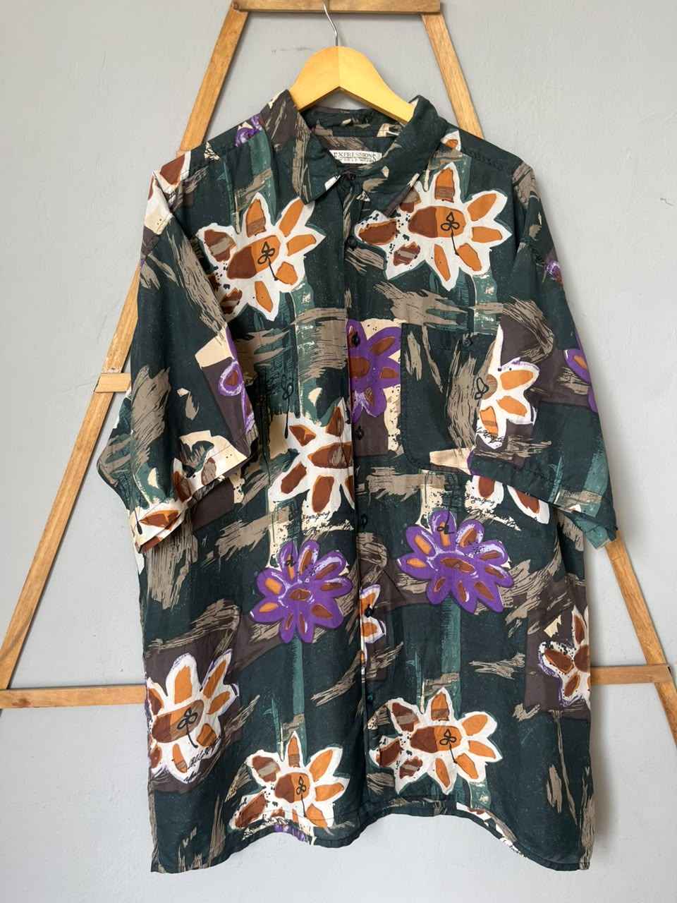 Expression World Wide Shirts | Half Sleeves |Korean-Inspired Oversized Fit | Lightweight Summer Wear | Men Women | Online Shopping