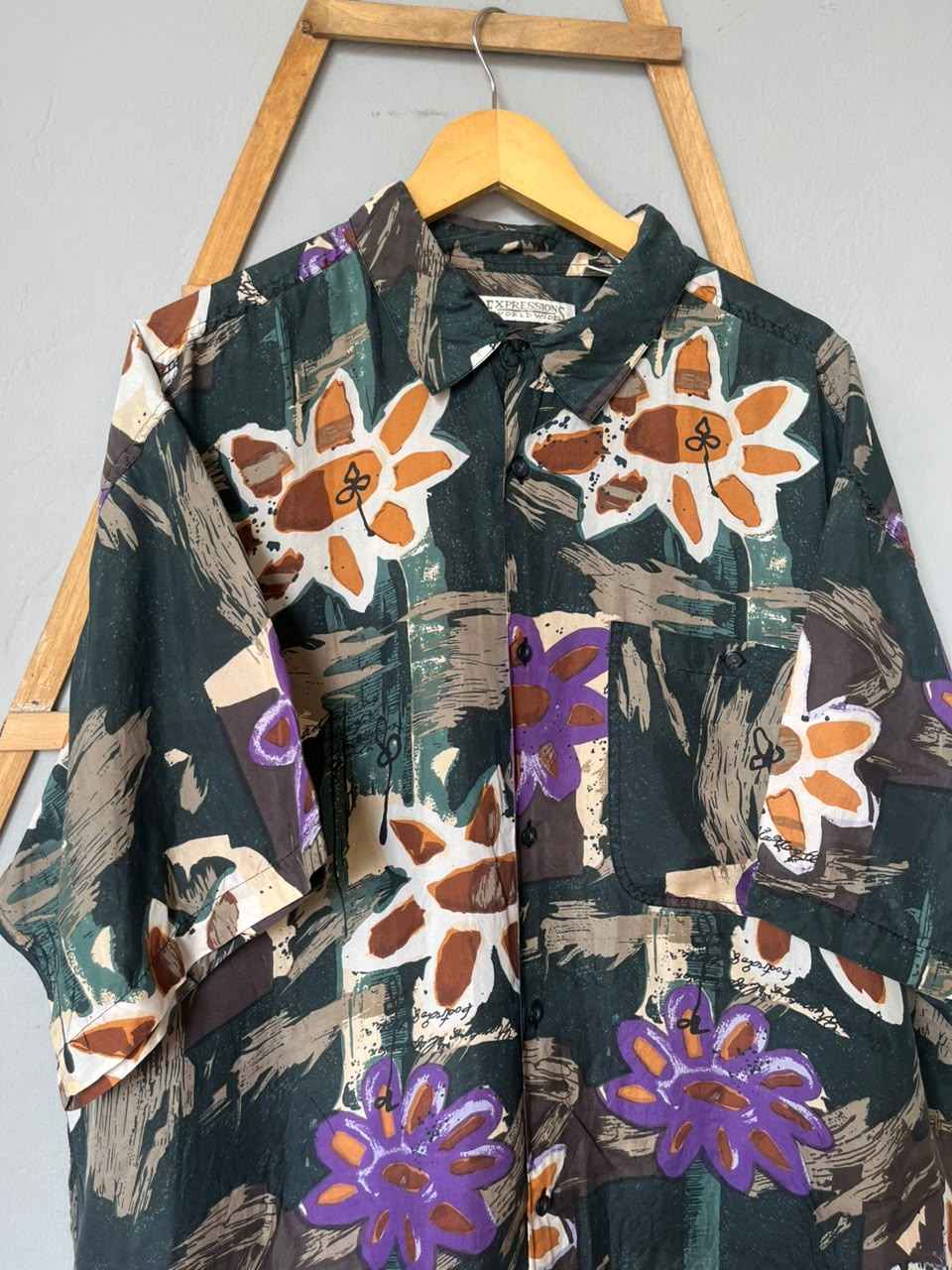 Expression World Wide Shirts | Half Sleeves |Korean-Inspired Oversized Fit | Lightweight Summer Wear | Men Women | Online Shopping