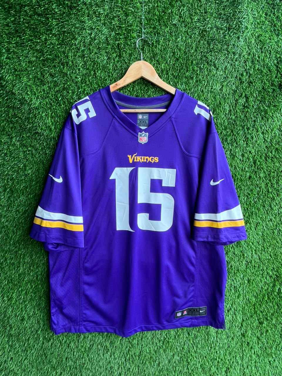 NFL VIKING 15 Jersey |Vintage Oversized Streetwear | Men Women |  Online Shopping