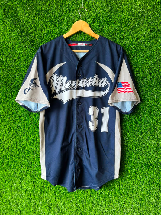 Mlb Menasha Jersey |Vintage Oversized Streetwear | Men Women |  Online Shopping