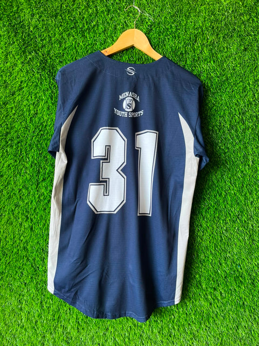 Mlb Menasha Jersey |Vintage Oversized Streetwear | Men Women |  Online Shopping