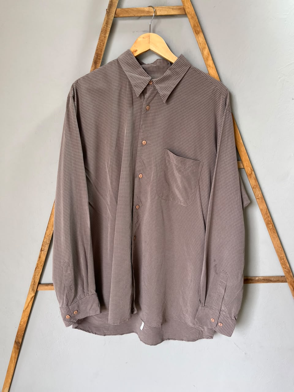 Jhane Barnes Shirts | Full Sleeves |Korean-Inspired Oversized Fit | Lightweight Summer Wear | Men Women | Online Shopping