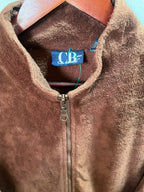 CB | Full frontal zipper | Fleece Jacket | Oversized Streetwear | Winterwear | Men Women | Cozy Fashion | Gym Fit | Online Shopping