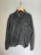 Columbi@ | Full frontal zipper | Fleece Jacket | Oversized Streetwear | Winterwear | Men Women | Cozy Fashion | Gym Fit | Online Shopping