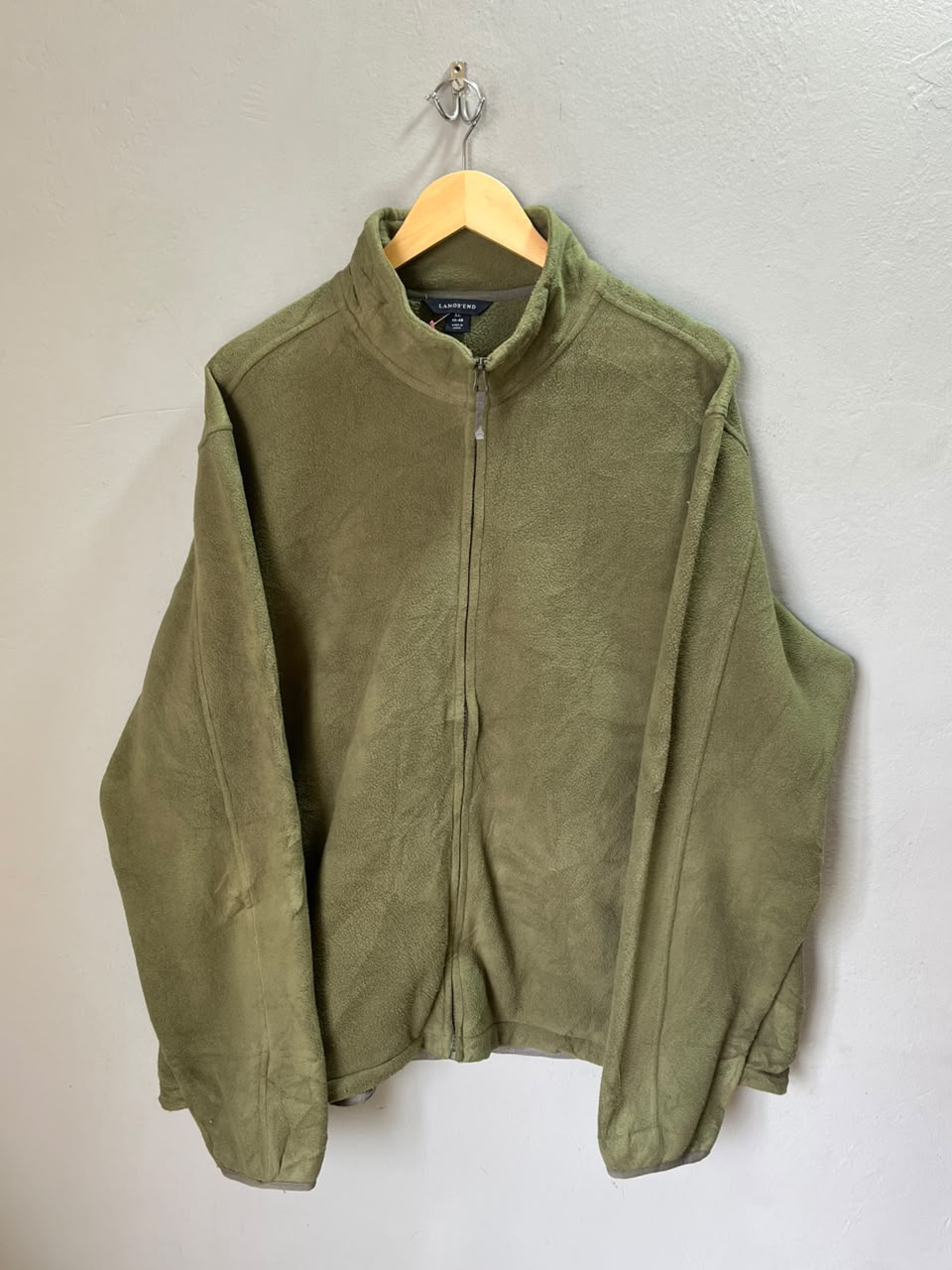 Lands End | Full frontal zipper | Fleece Jacket | Oversized Streetwear | Winterwear | Men Women | Cozy Fashion | Gym Fit | Online Shopping