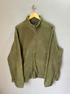 Lands End | Full frontal zipper | Fleece Jacket | Oversized Streetwear | Winterwear | Men Women | Cozy Fashion | Gym Fit | Online Shopping
