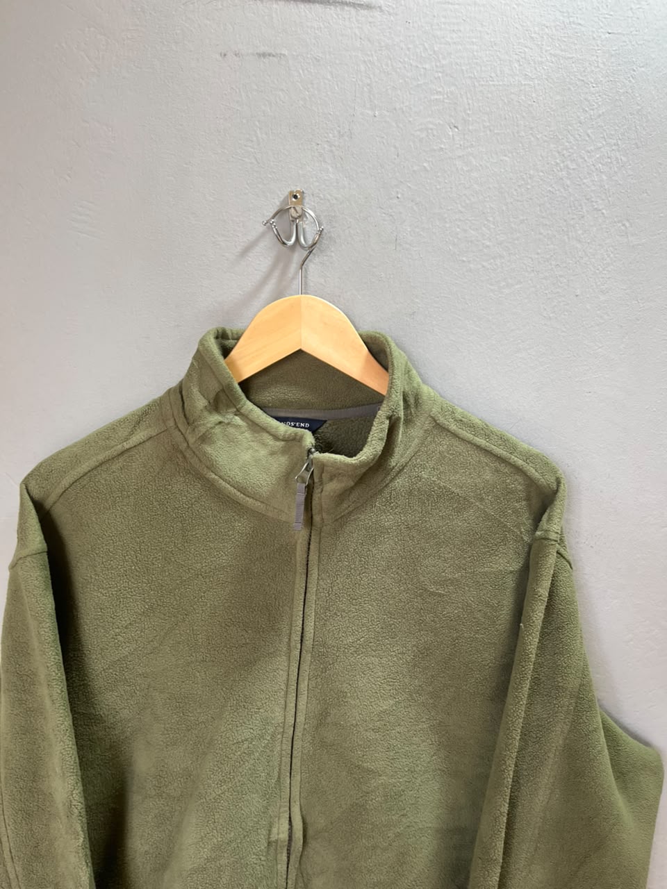 Lands End | Full frontal zipper | Fleece Jacket | Oversized Streetwear | Winterwear | Men Women | Cozy Fashion | Gym Fit | Online Shopping