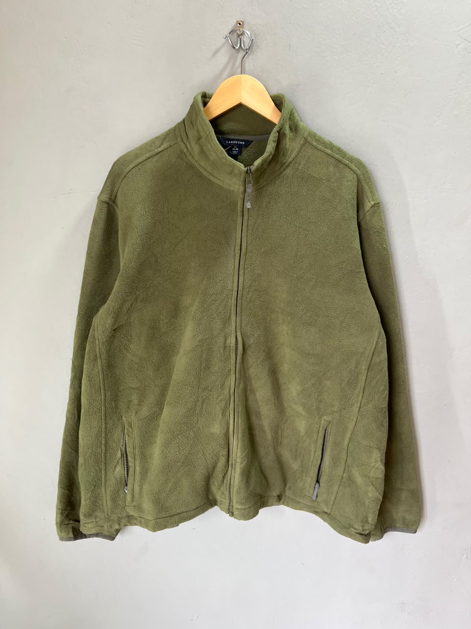 Lands End | Full frontal zipper | Fleece Jacket | Oversized Streetwear | Winterwear | Men Women | Cozy Fashion | Gym Fit | Online Shopping