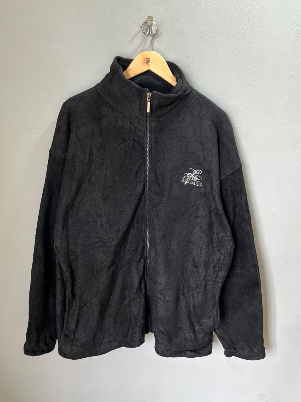 Las Veg@s | Full frontal zipper | Fleece Jacket | Oversized Streetwear | Winterwear | Men Women | Cozy Fashion | Gym Fit | Online Shopping