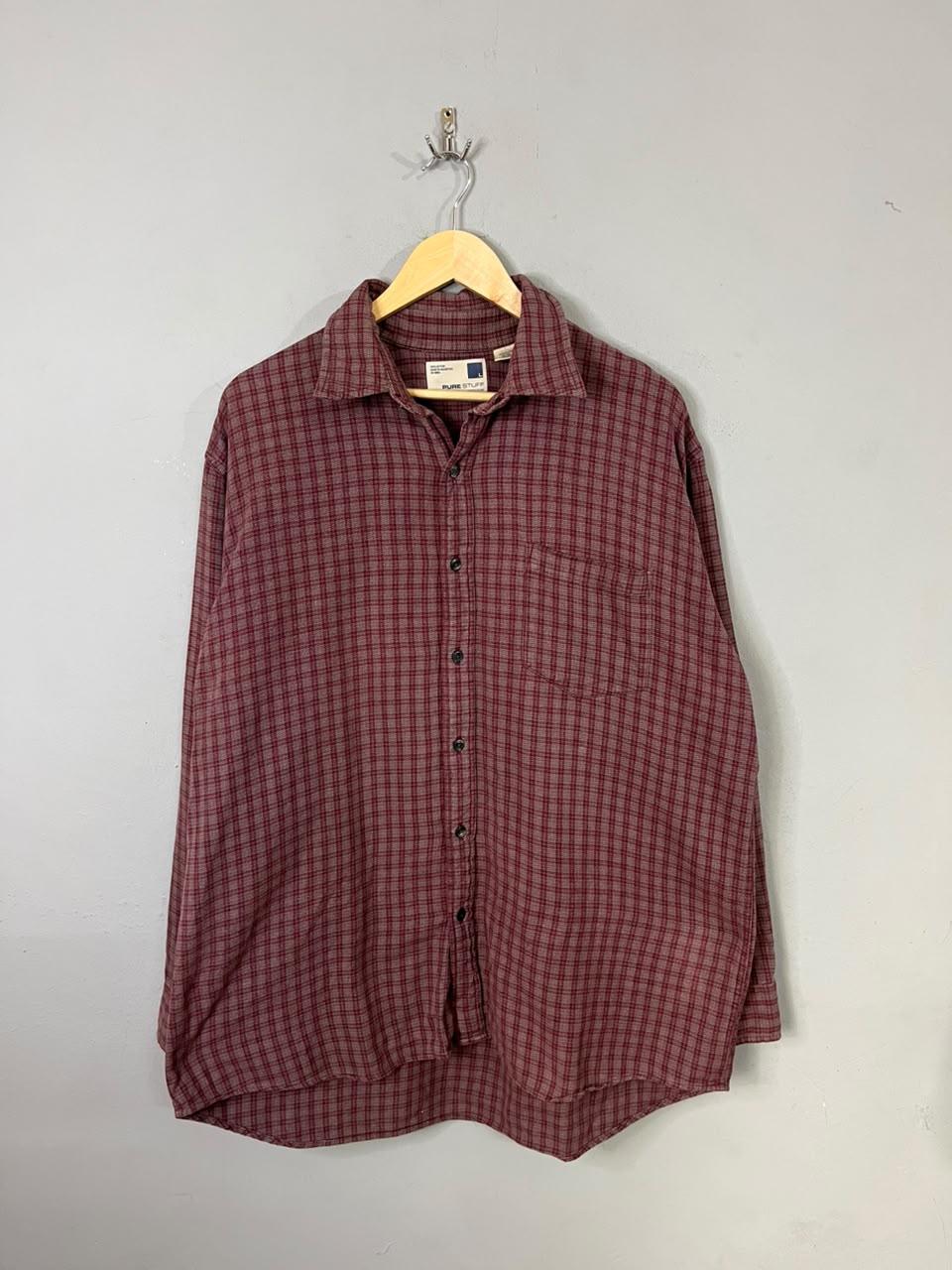 Pure Stuff Flannel Shirts | Full Sleeves |Korean-Inspired Oversized Fit | winter wear  | Men Women | Online Shopping