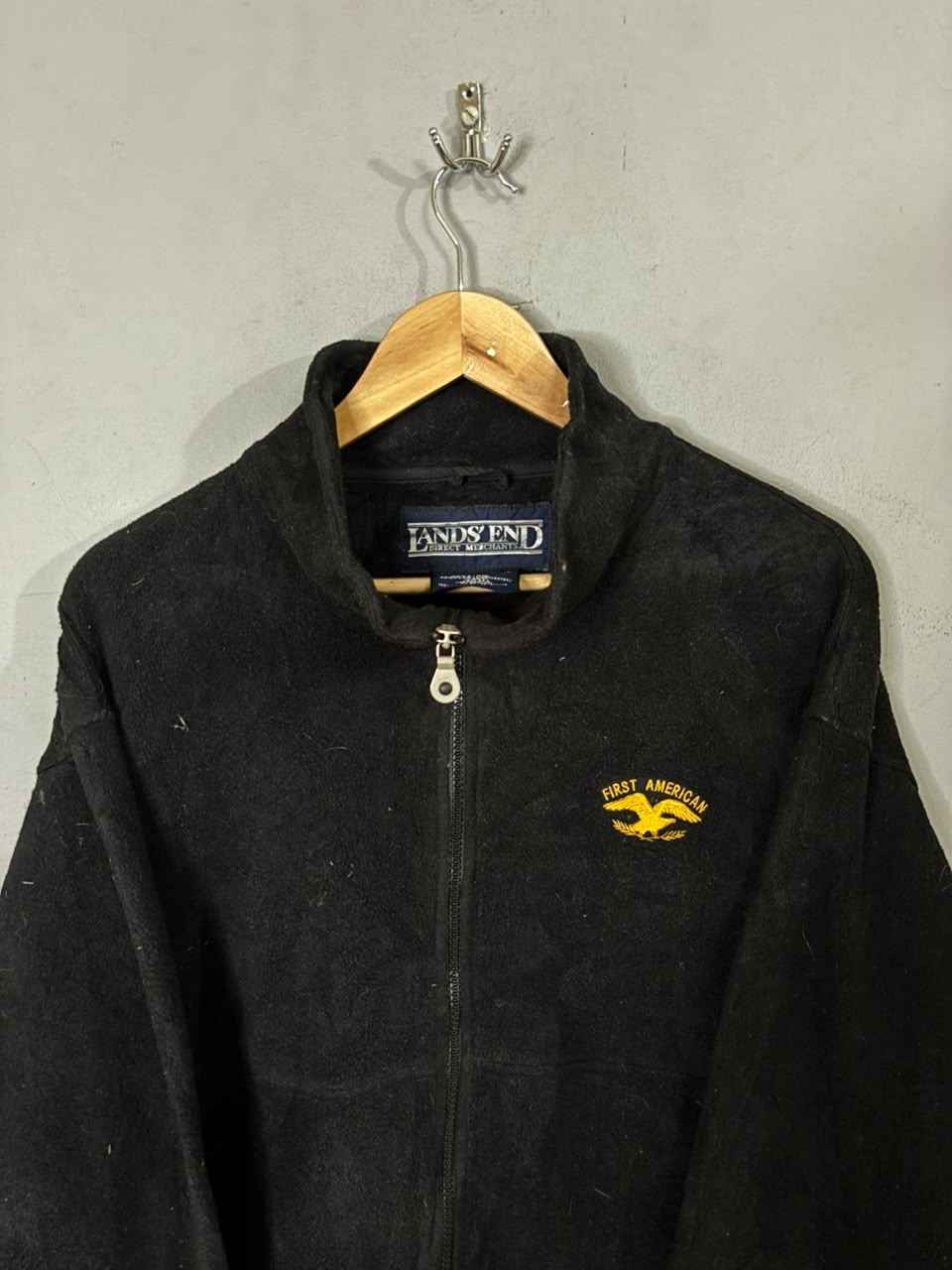 Lands End | Full frontal zipper | Fleece Jacket | Oversized Streetwear | Winterwear | Men Women | Cozy Fashion | Gym Fit | Online Shopping