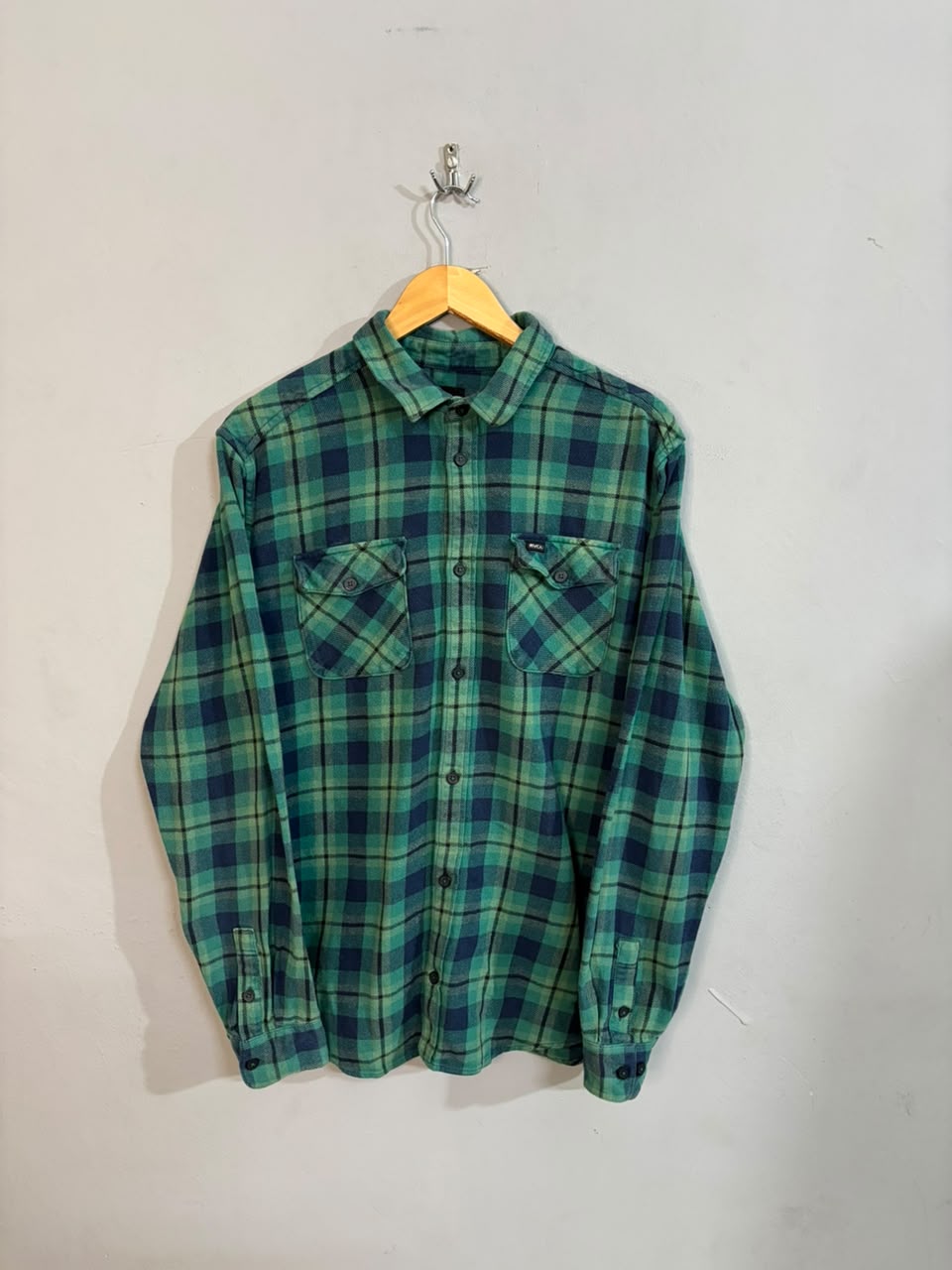 RVCA Flannel Shirts | Full Sleeves |Korean-Inspired Oversized Fit | winter wear  | Men Women | Online Shopping