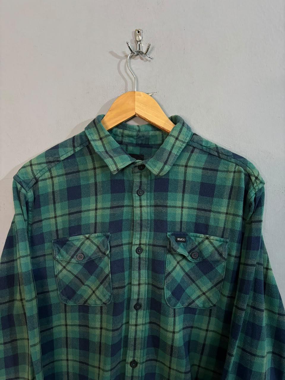 RVCA Flannel Shirts | Full Sleeves |Korean-Inspired Oversized Fit | winter wear  | Men Women | Online Shopping