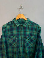 RVCA Flannel Shirts | Full Sleeves |Korean-Inspired Oversized Fit | winter wear  | Men Women | Online Shopping