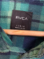 RVCA Flannel Shirts | Full Sleeves |Korean-Inspired Oversized Fit | winter wear  | Men Women | Online Shopping
