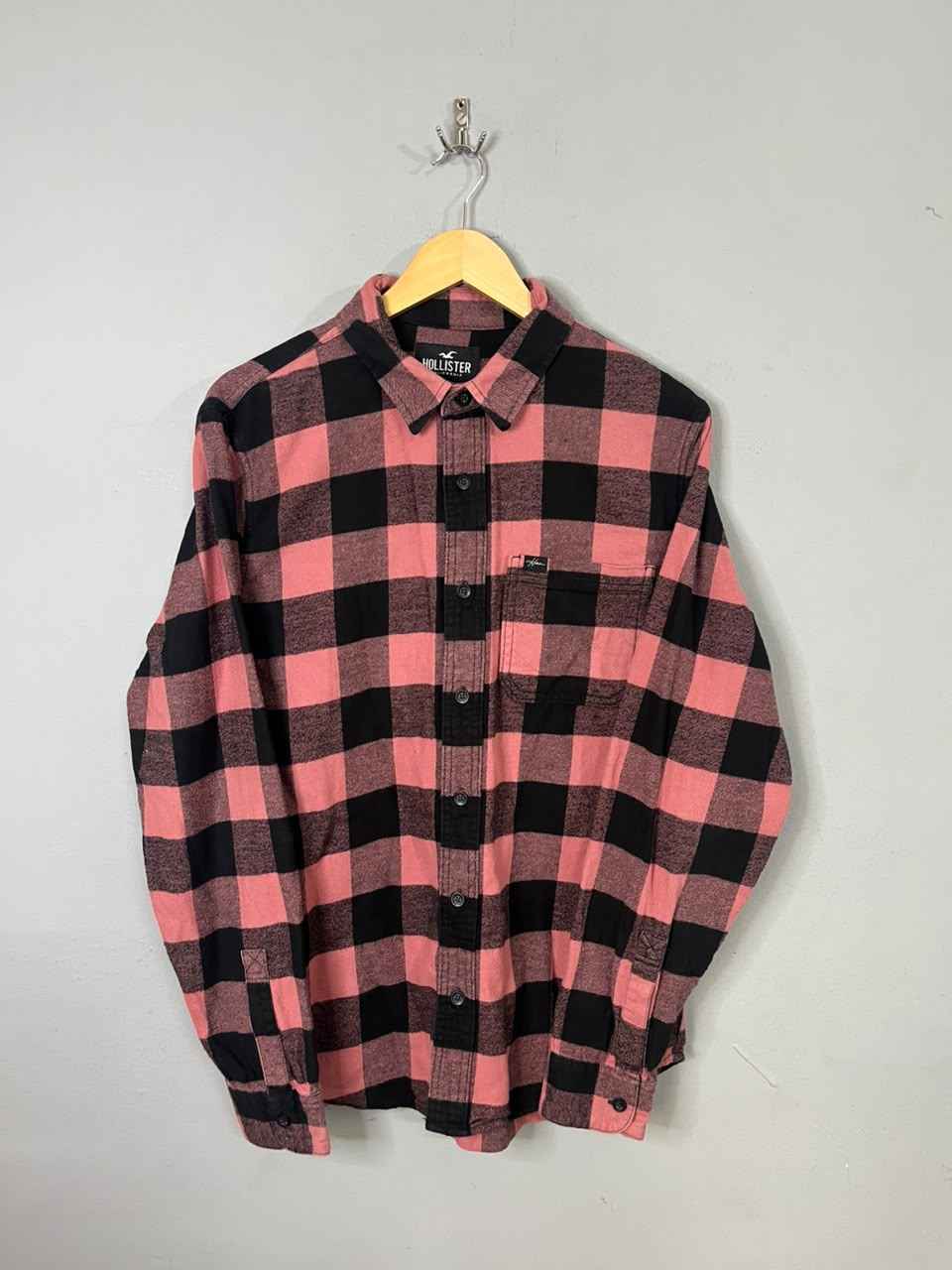 Hollister Flannel Shirts | Full Sleeves |Korean-Inspired Oversized Fit | winter wear  | Men Women | Online Shopping