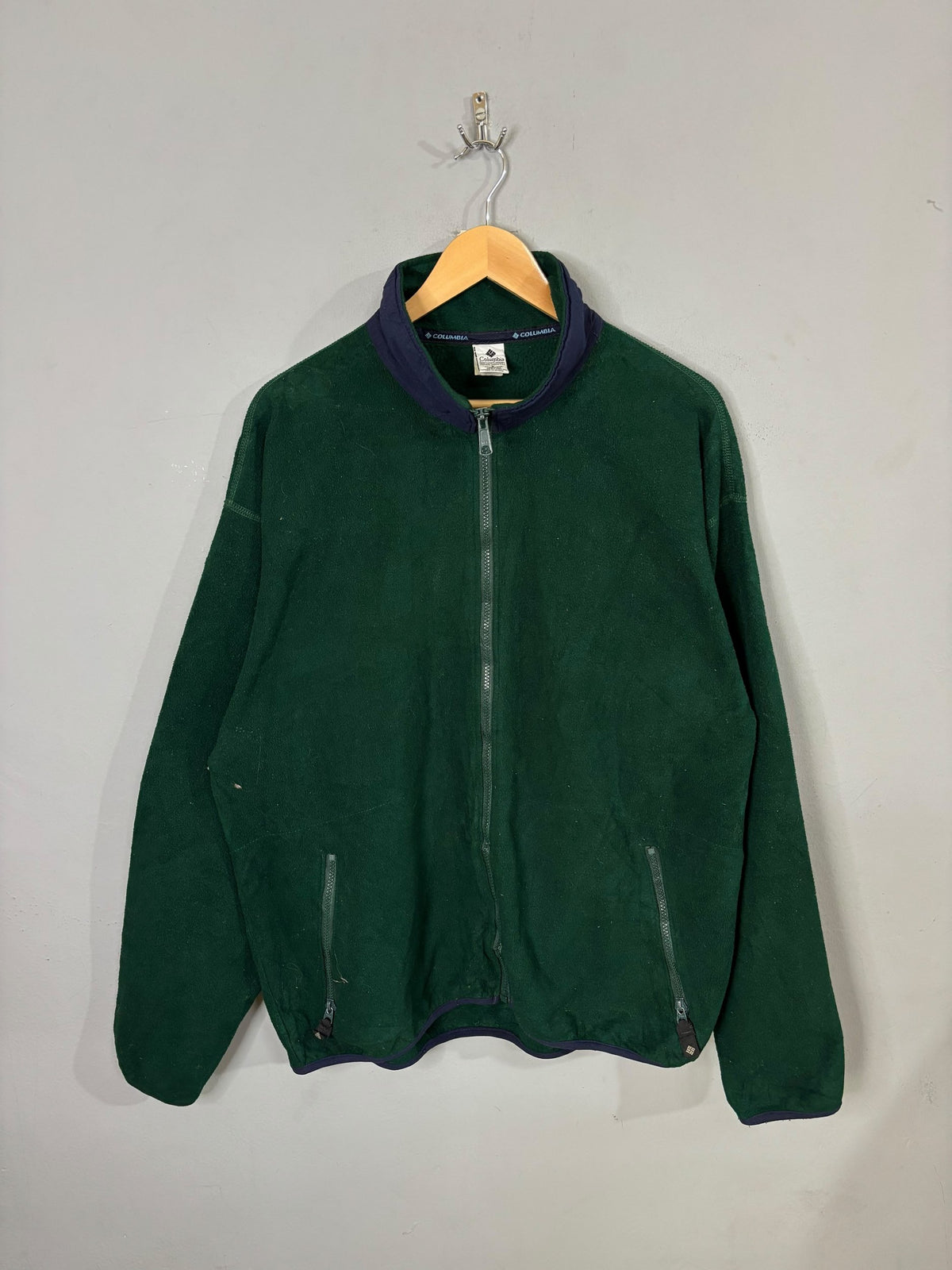 Columbi@ | Full frontal zipper | Fleece Jacket | Oversized Streetwear | Winterwear | Men Women | Cozy Fashion | Gym Fit | Online Shopping