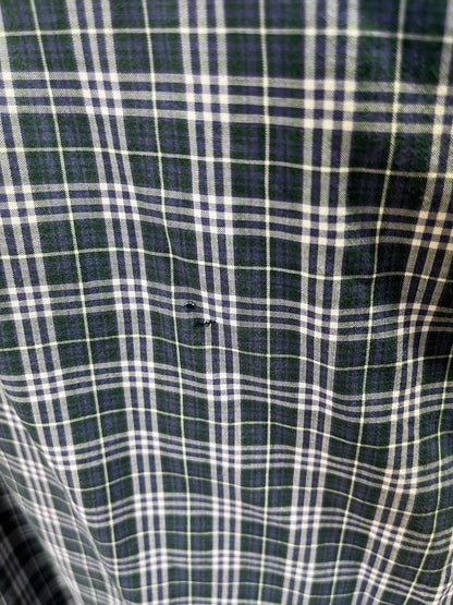 Nautica Checkered Shirt | Korean-Inspired Oversized Fit | Lightweight Summer Wear | Full Sleeve | Men Women | Online Shopping