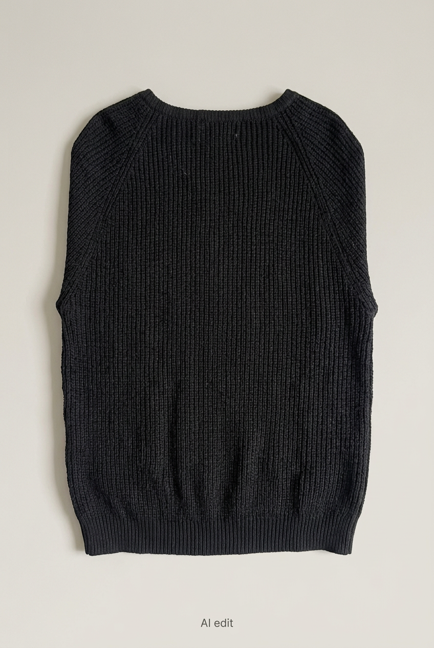 Alyssa Brooke black sweater back preview