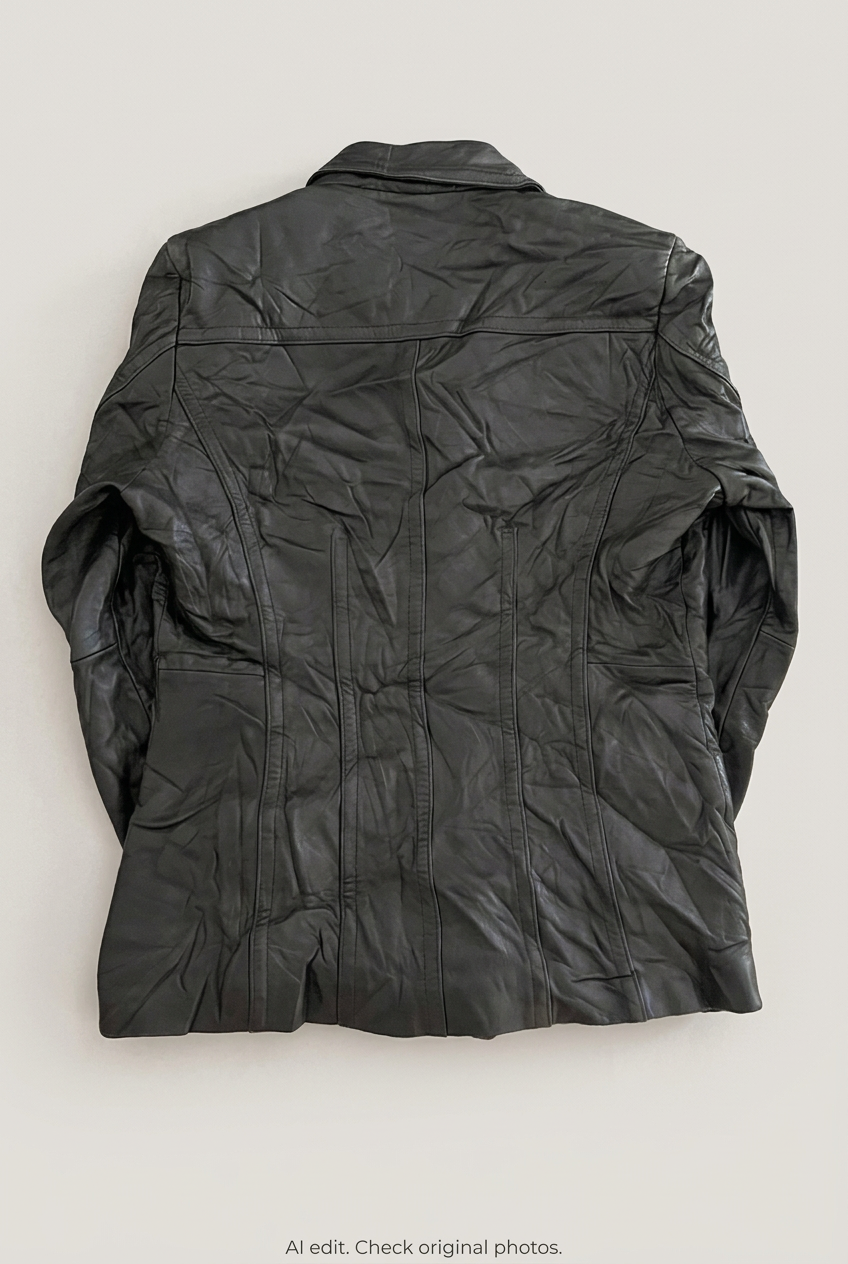 Avanti leather jacket back preview