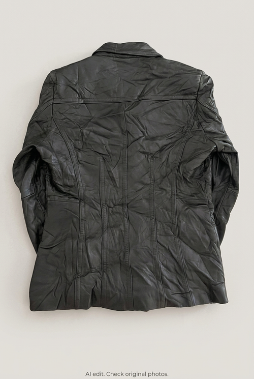Avanti leather jacket back preview