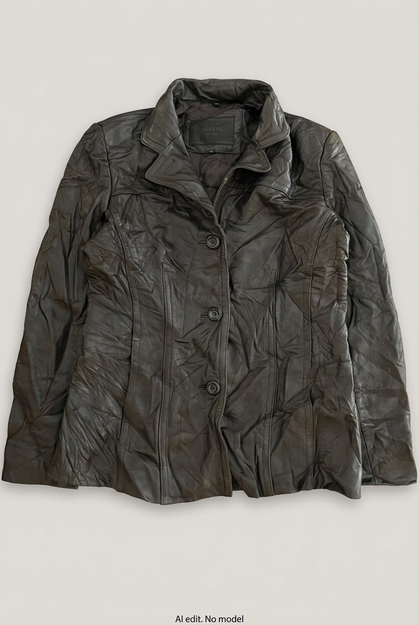 Avanti leather jacket front preview