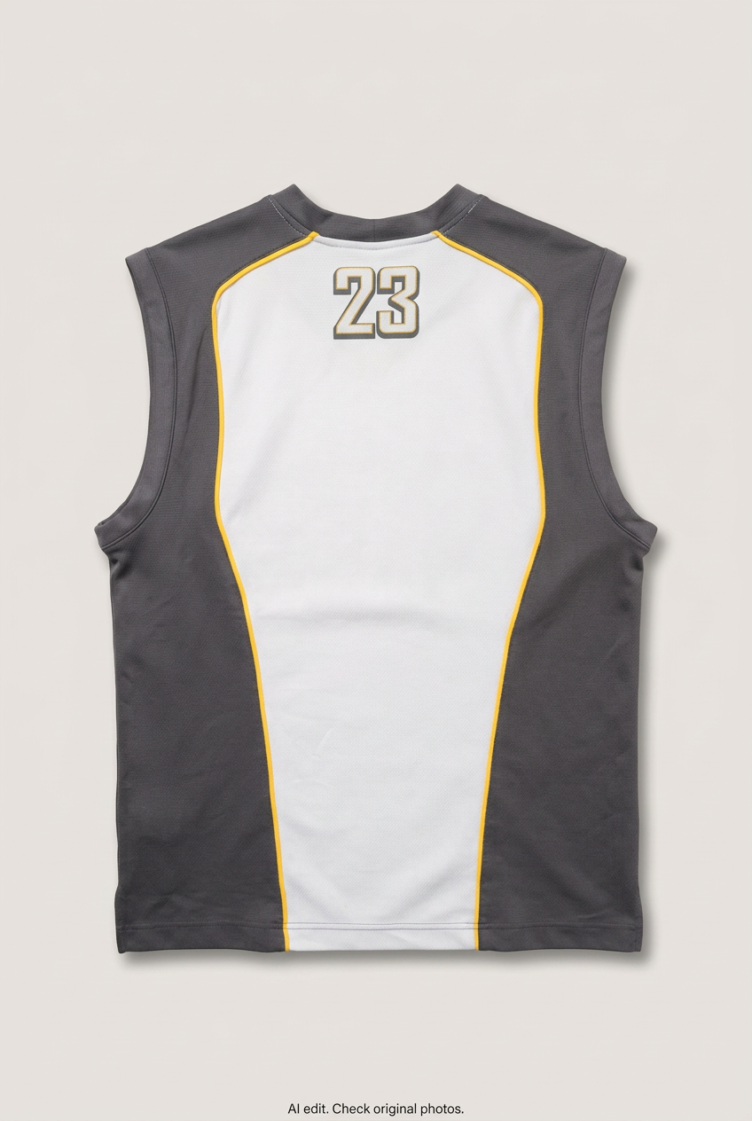 Back product view of Air Jordan tank top, flat lay