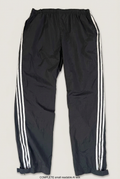 Black Adidas trousers front preview