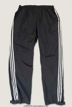 Black Adidas trousers front preview