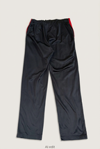 Black and red Kappa trousers back preview
