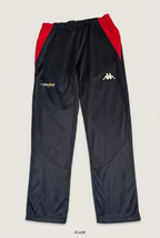 Black and red Kappa trousers front preview