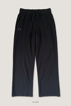 Black Under Armour trousers front preview