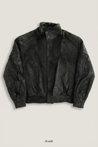 Boutique of Leathers black jacket front preview