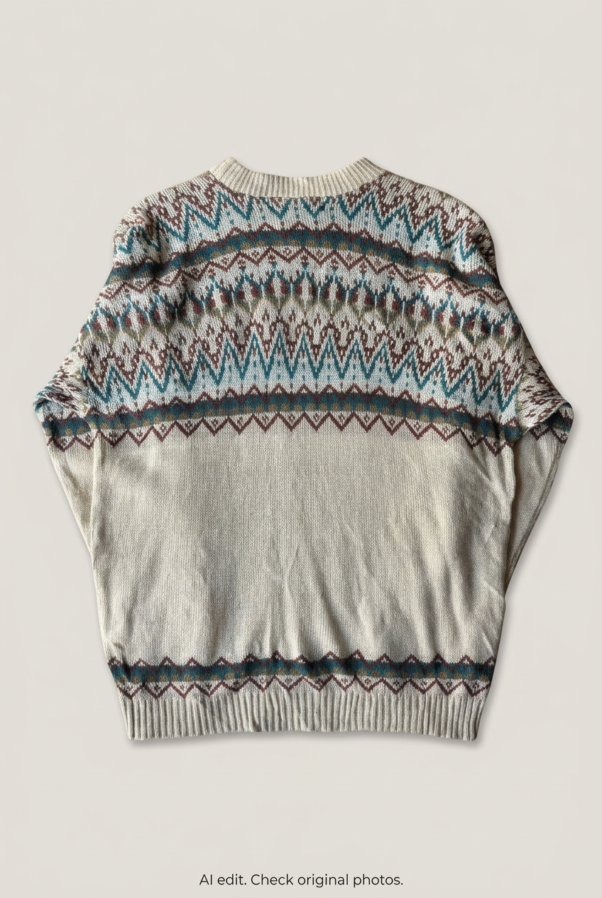 Brazz Collection patterned sweater back preview