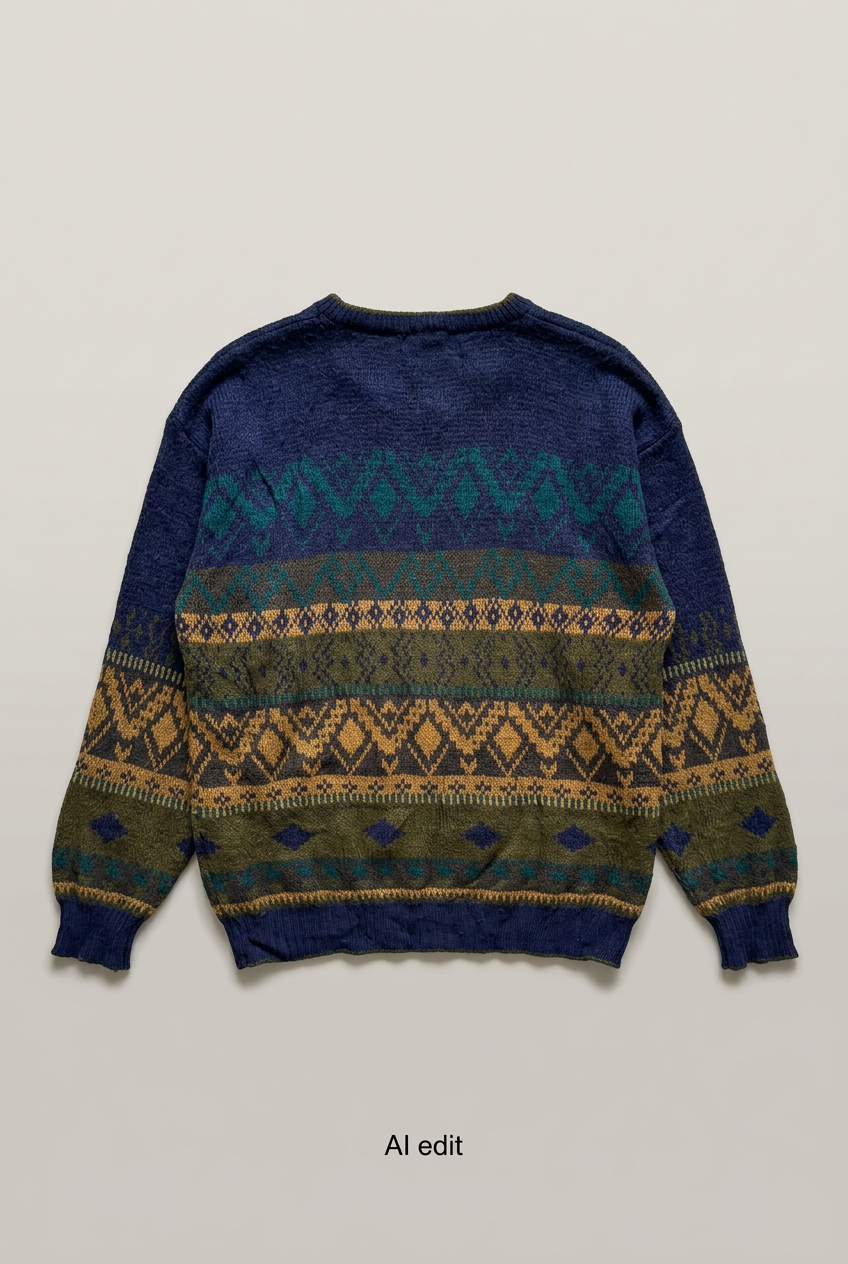 Celebrity Club patterned sweater back preview
